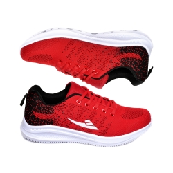 Buty sportowe czerwono-czarno
