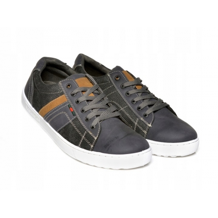 Buty sportowe PÓŁBUTY ADIDASY TENISÓWKI męskie SZARY
