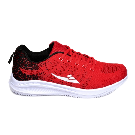 Buty sportowe czerwono-czarno