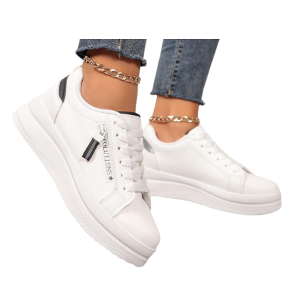 Buty Sportowe Damskie Białe Evo