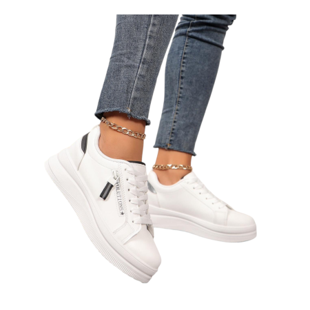 Buty Sportowe Damskie Białe Evo