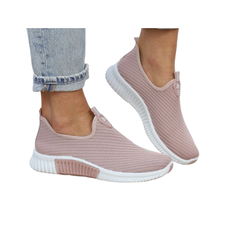 Buty sportowe róż wsuwane skech