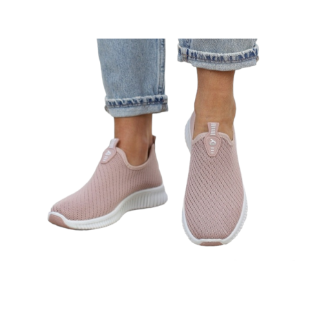 Buty sportowe róż wsuwane skech